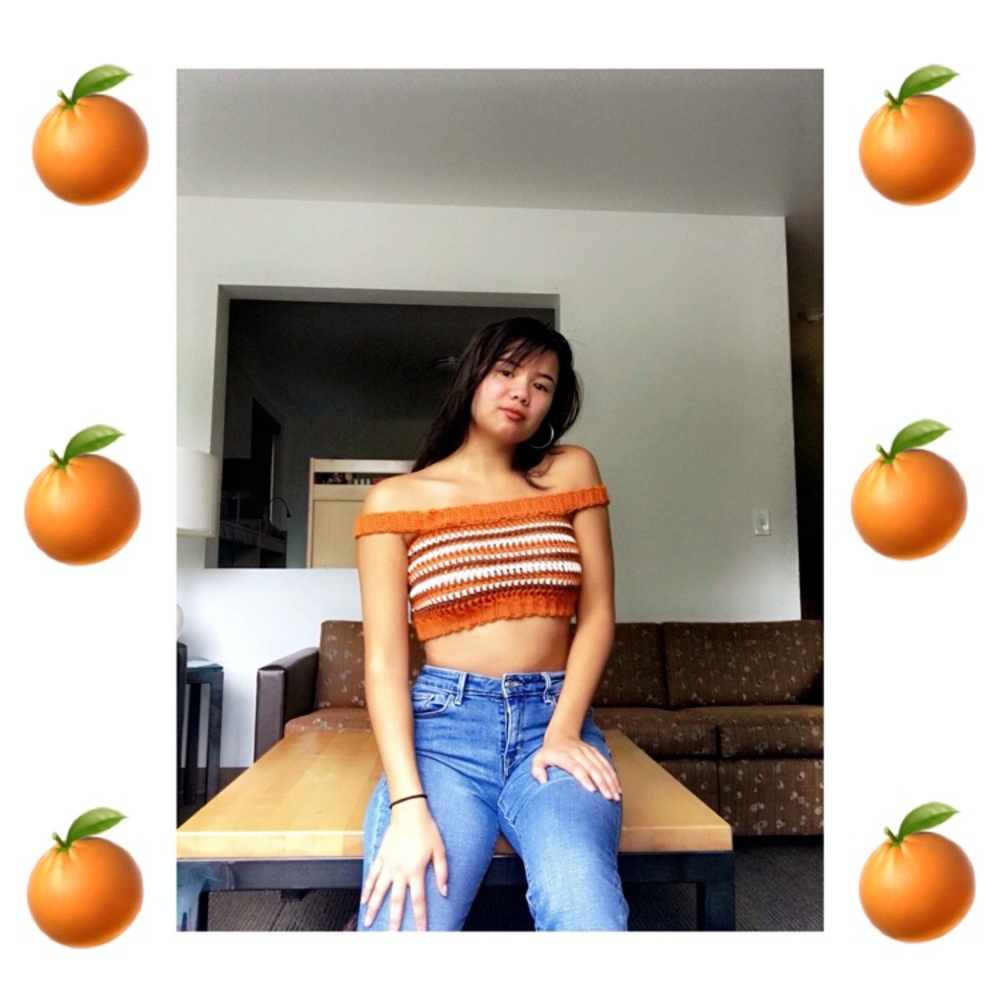 Retro 70s crop top